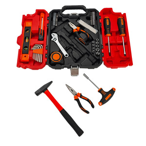 Ensemble d'outils ménagers de 57 pièces avec tournevis, clés, pinces, marteau pour réparations domestiques et projets de bricolage - Product Image 2