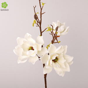 ดอกแมกโนเลียขนาดใหญ่พิเศษ 108 ซม. ทำจากพลาสติก PU คุณภาพสูง ดอกไม้ประดิษฐ์เสมือนจริง สำหรับตกแต่งบ้านและงานแต่งงาน - Product Image 5