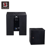 Système de sonorisation professionnel LA-1B LASE SOUND avec caisson de basses de 15 pouces, puissance de pointe de 1200 W, enceinte en bois, boîte de haut-parleur DJ