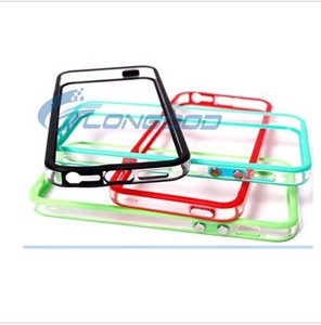 trasparente a buon mercato a buon mercato struttura paraurti caso telefono cellulare in silicone per <span class=keywords><strong>iphone</strong></span> 5 5g - Product Image 4