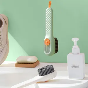 Brosse de nettoyage à poils doux, brosse à chaussures pour liquides, brosse à long manche, brosse à vêtements, brosse à chaussures et vêtements, outil de nettoyage domestique - Product Image 2