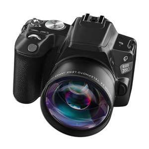58mm 2X Teleconverter High Resolution Zoom Lens for 58mm Mount Cameras Optical Lens Accessory - Product Image 1
