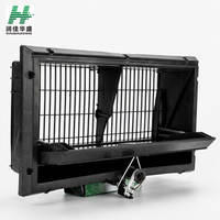 Grille d'aération latérale en plastique anti-oiseaux pour poulailler, fenêtre de ventilation pour élevage de poulets de chair