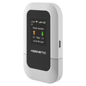 Routeur Wi-Fi mobile 4G LTE (rechargeable) monobande blanc et gris KN 5110 01 EU - Product Image 2
