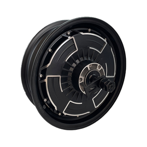 Moteur de moyeu arrière sans balais à frein à disque pour moto électrique et vélo électrique, 12x3.5J 12 pouces QS 72V 5000W WP 45H, axe de 18 mm, V4 - Product Image 4