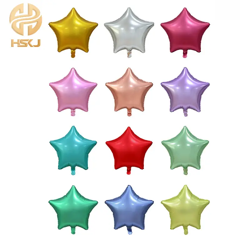 En71 Standaard 18 Inch Metallic Kleur Folie Ballonnen Pentagram Vormige Feestartikelen Ballonnen China 18 Inch Ster Helium Ballonnen