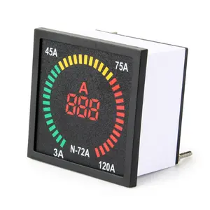 Current 72mm*72mm Digital Meter AC Ammeter Voltmeter LED Display Voltage Meter Multimeter