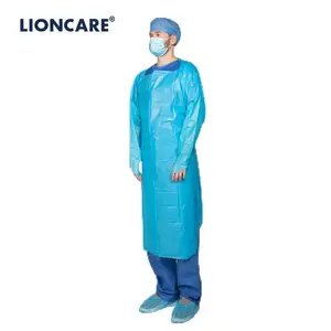 Disposable PE CPE Isolation Gowns Medical Gowns Plastic CPE Gowns