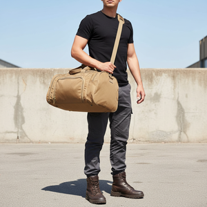 Bolsa Deportiva Táctica Impermeable con Compartimento para Zapatos, Bolsa <span class=keywords><strong>de</strong></span> Viaje <span class=keywords><strong>de</strong></span> Gran Capacidad para <span class=keywords><strong>Fin</strong></span> <span class=keywords><strong>de</strong></span> <span class=keywords><strong>Semana</strong></span>, para Hombres y Mujeres - Product Image 3