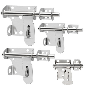 Perno de puerta de acero inoxidable de estilo tradicional para puertas de madera y metal, fácil instalación, antirust, duradero - Product Image 2