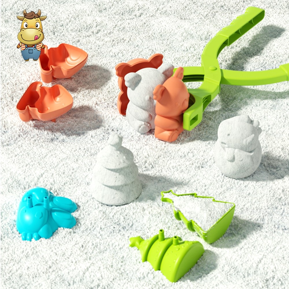 Новый дизайн, инструмент для снега, зажим для снега, устройство для изготовления зимних снежных шаров, форма для песка, детская игрушка, зажим для снега, детская игрушка для спорта на открытом воздухе