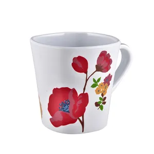 Wholesale suppliers plastic melamine color inside coffee mug