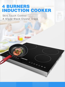 Cuisinière électrique en céramique multifonctionnelle 2025, nouvelle, à quatre brûleurs, encastrable, pour usage domestique et extérieur, vente chaude directe usine - Product Image 6