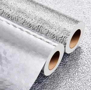 Adesivo Murale Geometrico in PVC Autoadesivo per Cucina, Impermeabile e Antiolio, Carta da Parati con Retro in Alluminio - Product Image 1