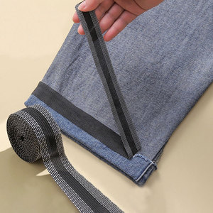 Parche Autoadhesivo para Alargar o Cortar las Piernas de los Pantalones, Cinta de Tela para Coser en el Dobladillo, Suministros de Costura - Product Image 4