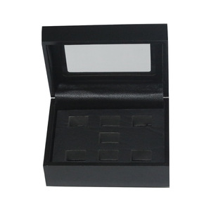 Bague de championnat 3 trous d'anneau Boîte en <span class=keywords><strong>bois</strong></span> noire - Product Image 5
