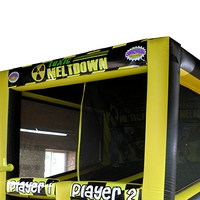 GZAD IRG902 Toxic Meltdown Jeu de tir gonflable en PVC pour deux joueurs pour utilisation en extérieur