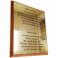 Fabrication de produits en bois bricolage plaque de trophée en bois personnalisée trophée de récompenses plaque en bois de Base personnalisée avec conception personnalisée