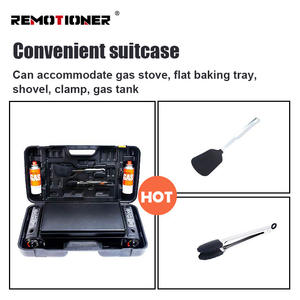أدوات شواء متعددة الوظائف موقد كاسيت في الهواء الطلق 2 موقد غاز محمول للطبخ التخييم المزدوج - Product Image 6
