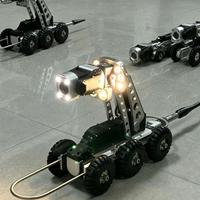 Robot d'inspection de canalisations industrielles avec caméra 1080P pour égouts municipaux et infrastructures, support personnalisé