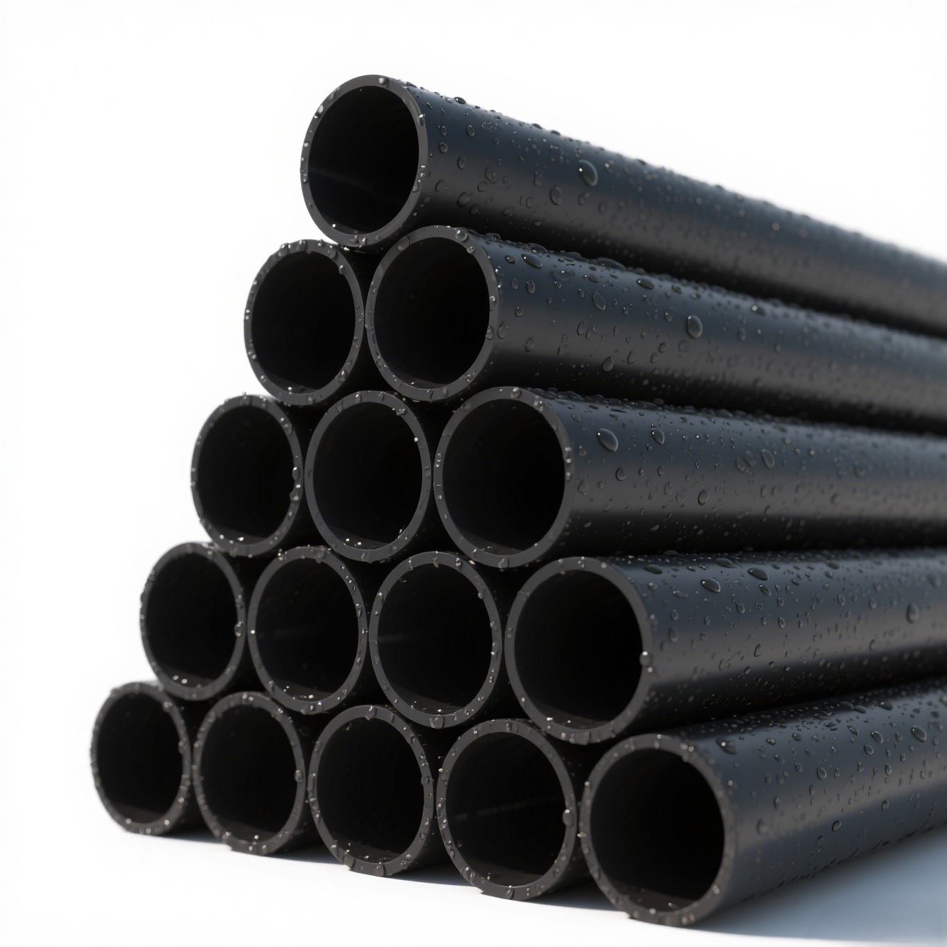 Китай производитель HDPE водопроводная труба DN75 различных размеров прочная городская подземная дренажная труба со сварочным соединением