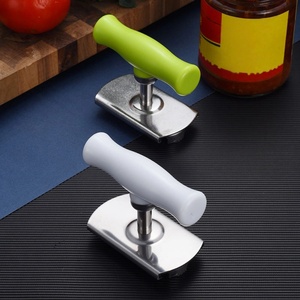 Ouvre-bouteille et ouvre-boîte en acier inoxydable pour la cuisine, ouvre-bouteille pour bouteilles et couvercles, ouvre-bocal en caoutchouc pour la maison et la cuisine - Product Image 5