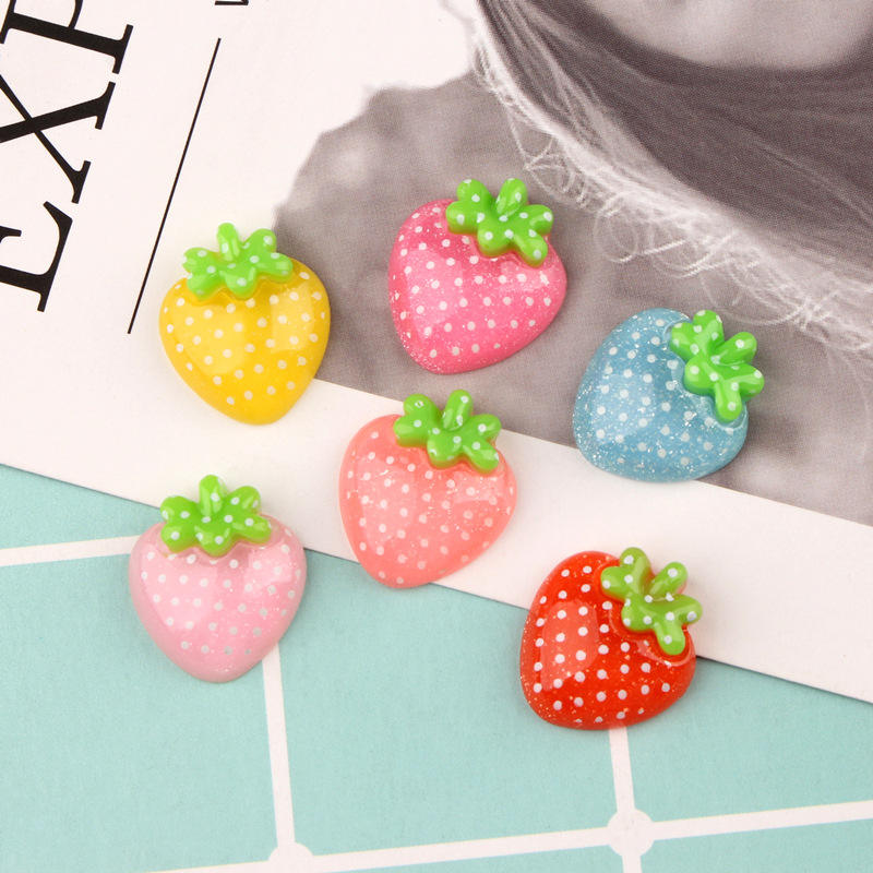 Dos plat de couleur fraise