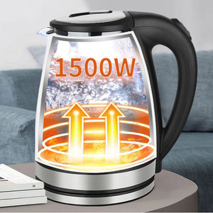 Hervidor Eléctrico de Vidrio Transparente de 2.0L con Apagado Automático, Hervidor de Agua Doméstico, Estándar del Reino Unido - Product Image 4
