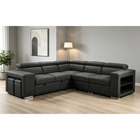 Canapé convertible deux places avec rangement en tissu, design européen, pour appartement moderne, idéal pour salons - Le choix des grossistes leader