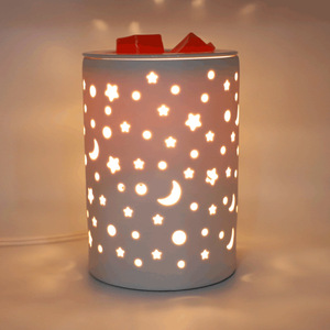 Calentador de Velas Eléctrico de Cerámica <span class=keywords><strong>con</strong></span> Función de Derretimiento de Cera y <span class=keywords><strong>Aceite</strong></span> Aromático, Lámpara Multi-Enchufe Altamente Perfumada - Product Image 1
