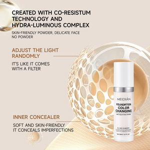 Fond de Teint Hydratant et Teintant Waterproof à Changement de Couleur, Base de Maquillage Naturelle, Correcteur Longue Durée 16H, Lissant, Marque Privée - Product Image 3