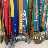 Médaille sportive personnalisée pas chère en alliage de zinc avec ruban et cordon – Fabricant de médailles