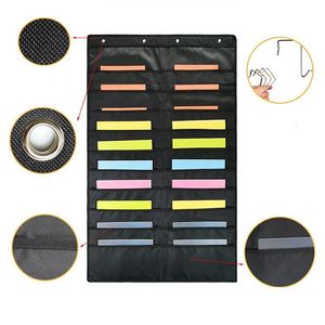 Multipurpose Heavy Duty Oxford Polyester Hanging Wall <b>File</b> <b>Storage</b> Pocket Chart Organizer - Product Image 2