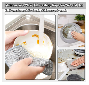 Multipurpose Microfiber Bathroom Cleaning <strong>Cloths</strong> Non-Scratch Miracle <strong>Cloth</strong> for Dishes and Sink - Product Image 2