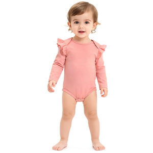 Nuovo Design Rosa 3-<span class=keywords><strong>6</strong></span> <span class=keywords><strong>6</strong></span>-9 <span class=keywords><strong>Mesi</strong></span> Tutina per Neonata, Pagliaccetto per Bambina, Abbigliamento Body - Product Image 4