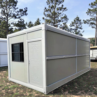 Maison de conteneur empilable pliable de 2 étages de 20 pieds Maison mobile, bureau, résidence