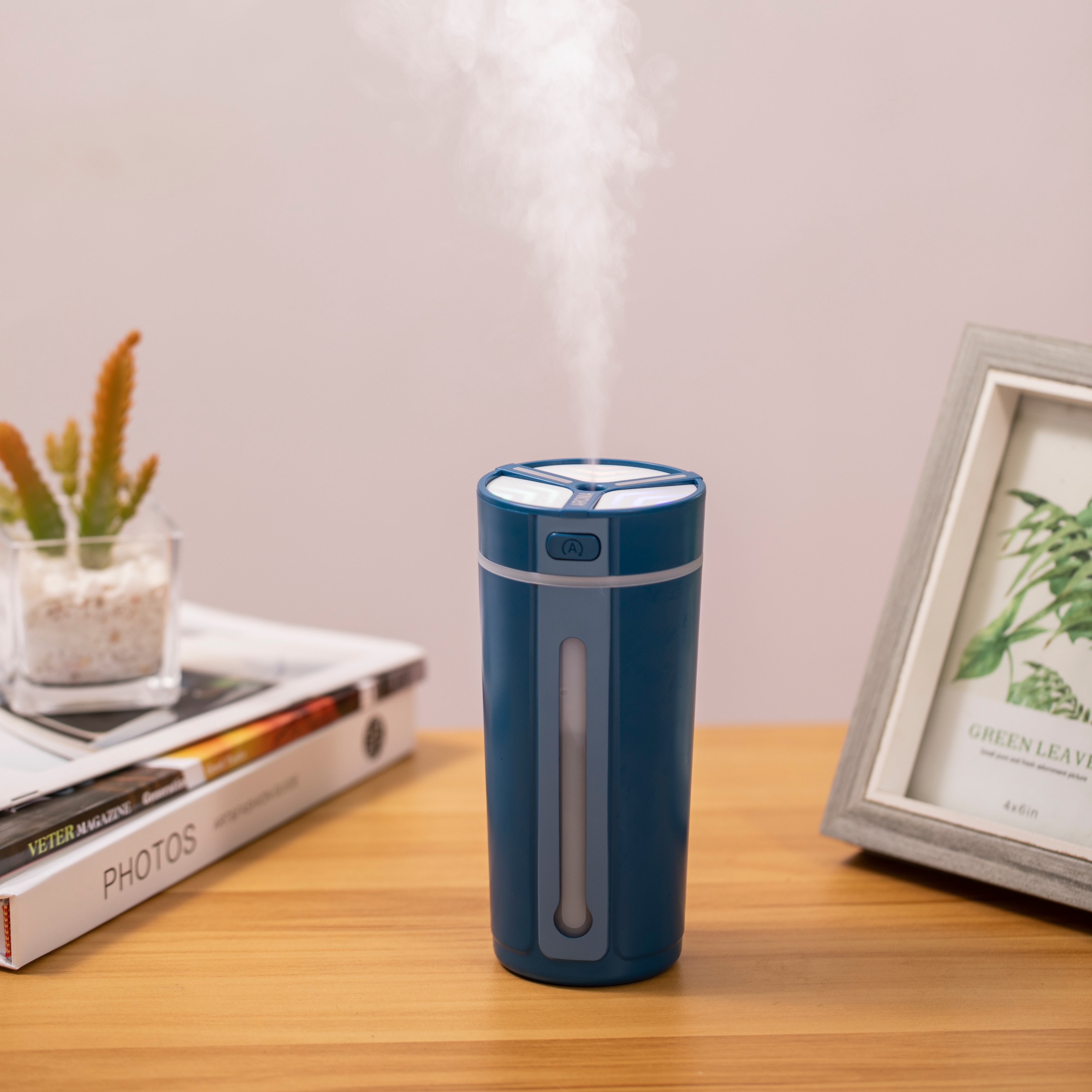 Humidifier 2026 300 ml Smart Household Humidifier with AI Scent Spray & Night Light Plastic Humidistat for Office/Car