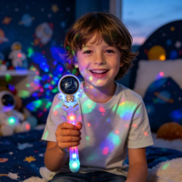 Baguette lumineuse LED Astronaute Projecteur Spatial Bâton Lumineux Clignotant Étoiles pour Enfants Faveurs de Fête Anniversaire Concert Carnaval Jouet
