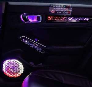 Kit d'éclairage d'ambiance intérieur SJC pour <span class=keywords><strong>Honda</strong></span> <span class=keywords><strong>Civic</strong></span> 11e génération <span class=keywords><strong>2022</strong></span>-2025, 64 couleurs, avec support et symphonie d'arc-en-ciel LED - Product Image 2