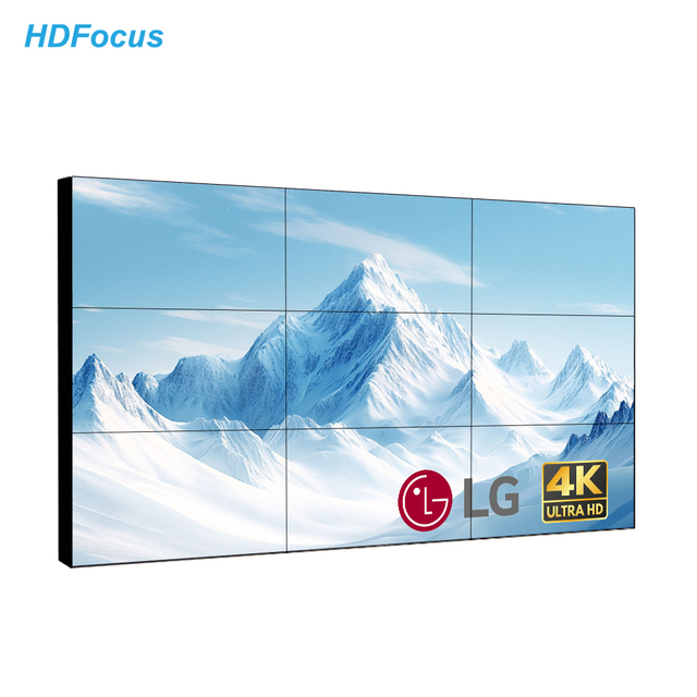 46 49 55 65 Inch LCD Video Wall Indoor HD Digital Large Screen Display 3x3 Splicing Screens for Commercial Advertising