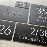 Nouveau design personnalisé pour enseigne murale extérieure en acrylique, numéro de porte, adresse, enseigne commerciale, numéro de maison