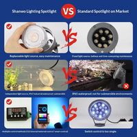 Projecteur LED étanche IP67 en aluminium pour éclairage d'arbres, angle de faisceau 30°, garantie 2 ans pour aménagement extérieur, cour et jardin