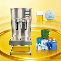 Machine de remplissage semi-automatique d'huile alimentaire à 4 têtes de haute précision, 200 BPH, pour petites productions d'huile de cuisson