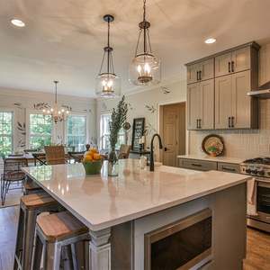 Modern Custom Solid Walnut Wood Kitchen <b>Cabinets</b> <b>with</b> Acrylic and Marble Countertop Faucet Sink Hinge Accessories - Product Image 4