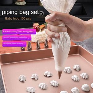 Accessori per Torte Usa e Getta di Grado Alimentare, Decorazione per <span class=keywords><strong>Pasticceria</strong></span>, Manicotto per Spremere Crema, per Cucina e Campeggio - Product Image 2