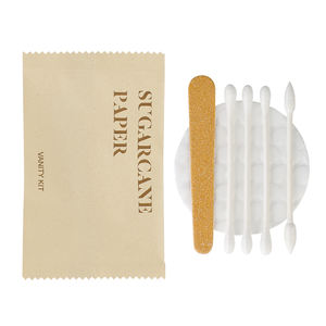 FSC certificata plastica libera e compostabile sacchetto di carta di canna da zucchero <span class=keywords><strong>Hotel</strong></span> Amenity Dry Pack per <span class=keywords><strong>Hotel</strong></span> <span class=keywords><strong>Kit</strong></span> di benvenuto - Product Image 2