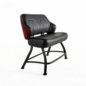 Silla de <span class=keywords><strong>Bar</strong></span> Moderna de Cuero Baccarat con Respaldo, Taburetes Ajustables de Doble Asiento para Uso en el Hogar, <span class=keywords><strong>Bar</strong></span> y Hotel - Product Image 1