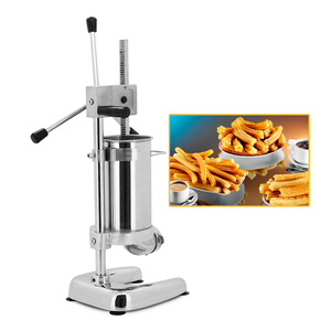 <span class=keywords><strong>Machine</strong></span> <span class=keywords><strong>à</strong></span> <span class=keywords><strong>Churros</strong></span> Manuelle Compacte en Acier Inoxydable, 5 Moules pour Mini <span class=keywords><strong>Churros</strong></span> Commerciaux – Vente Directe Usine - Product Image 2