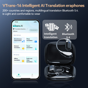 Audífonos Traductores Inteligentes con IA VORMOR V16, 150 Idiomas de Traducción en Línea, Audífonos Binaurales con Traducción de Voz - Product Image 4