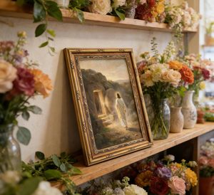 Quadro Vintage con Cornice Dorata della Resurrezione di Gesù, Decorazione Religiosa Pasquale, Campioni OEM ODM Pronti in Mezza Giornata - Product Image 5